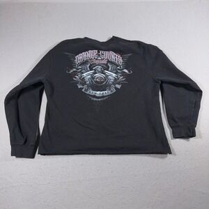 Orange County Choppers Crewneck Sweatshirt Women XL Oversized Cropped Biker Y2K